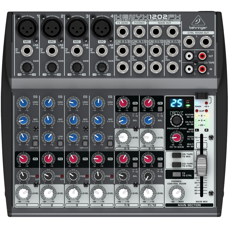 Behringer Xenyx 1202FX Mixer with Effects - Vintage King
