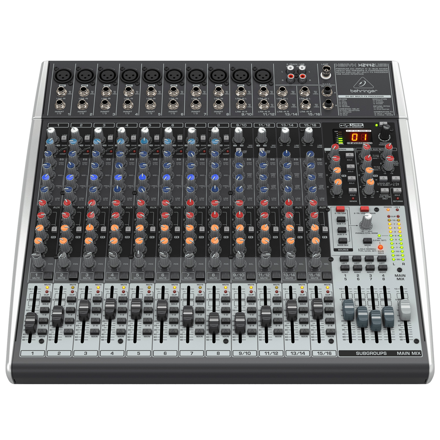 Behringer XENYX X2442USB 24-Input Mixer - Vintage King
