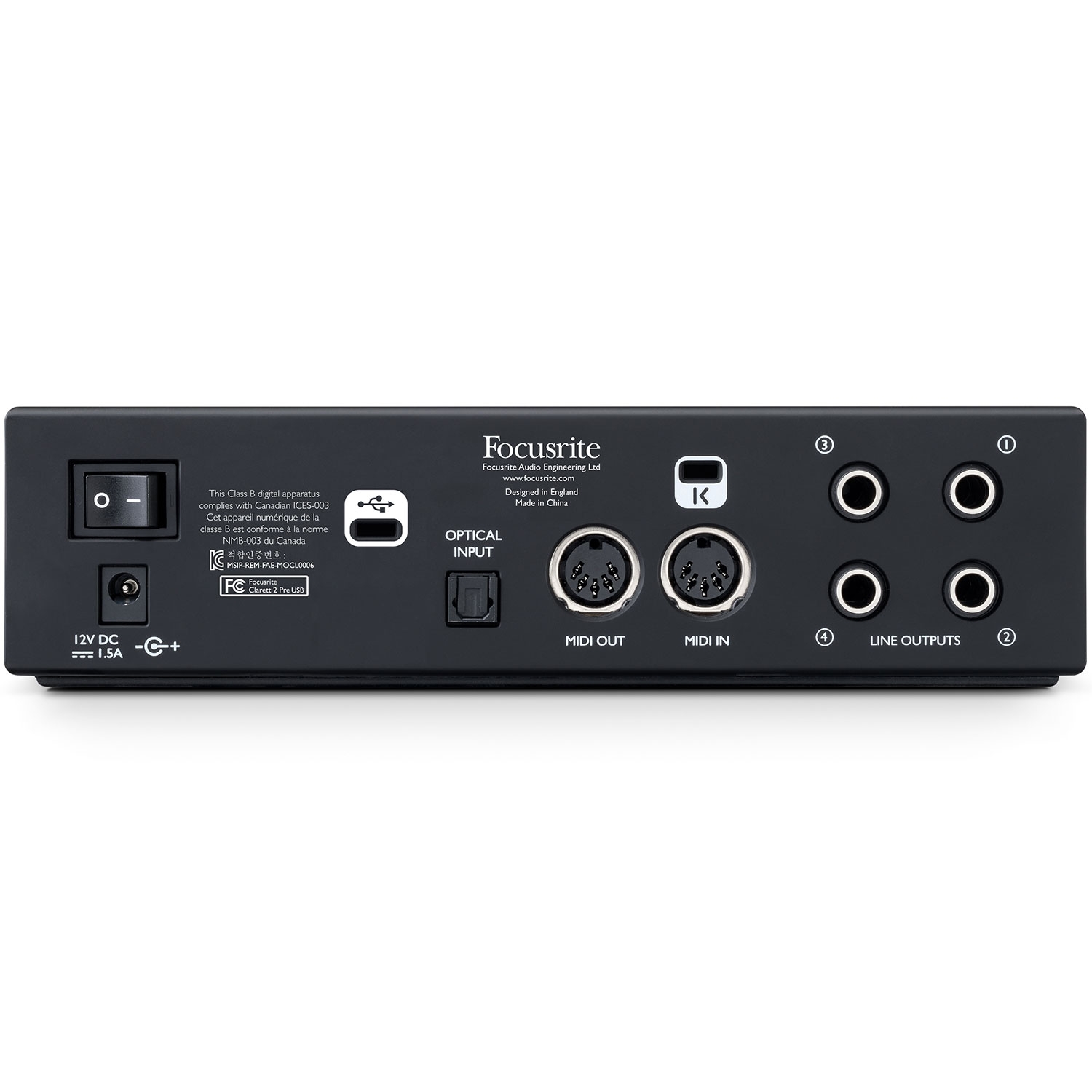 Focusrite Clarett 2Pre USB Audio Interface - Vintage King