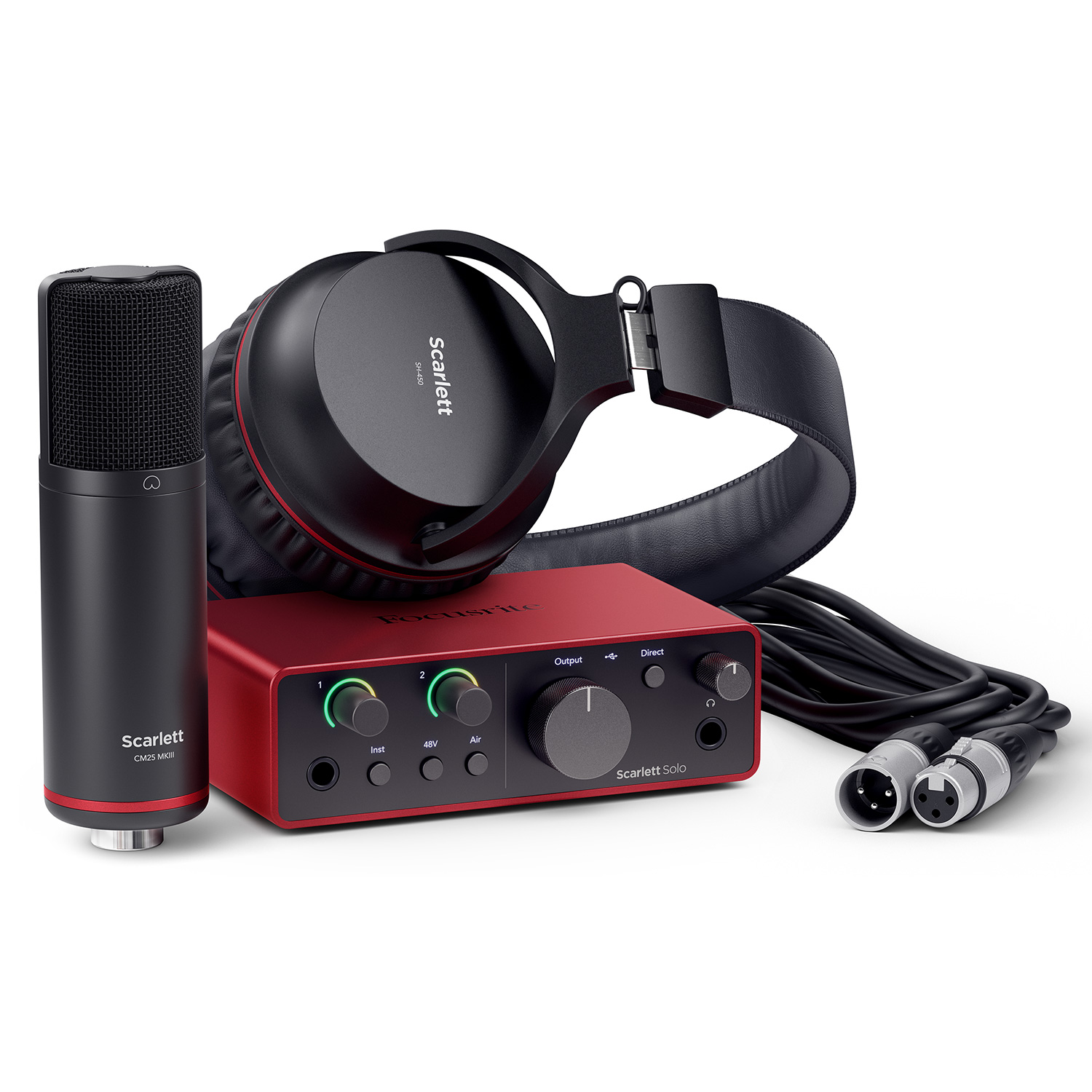 Focusrite Scarlett Solo Studio USB Audio Interface (4th Gen