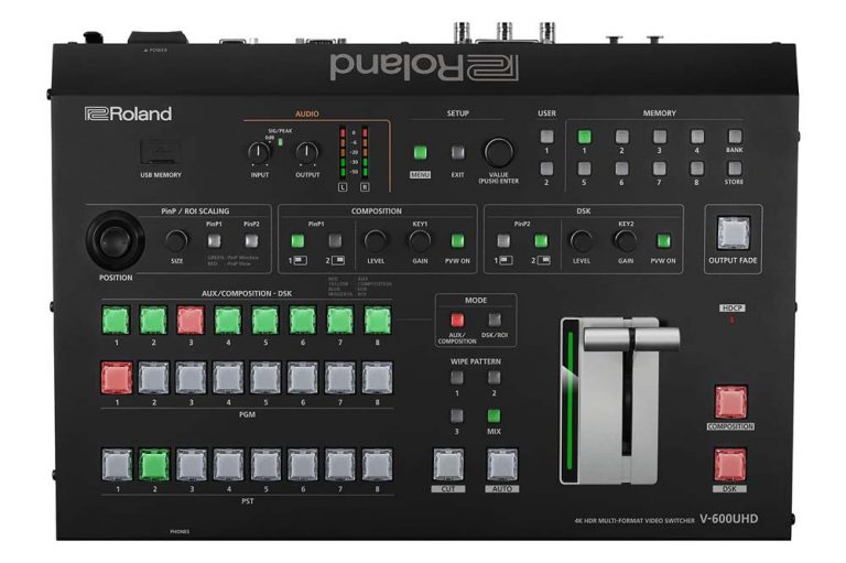ローランド、「VR-50HD MK2」Ver.2.00、「HDビデオ・スイッチャー V