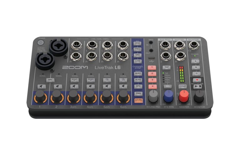 ZOOM、20チャンネルのデジタルミキサーに、マルチトラックレコーダー