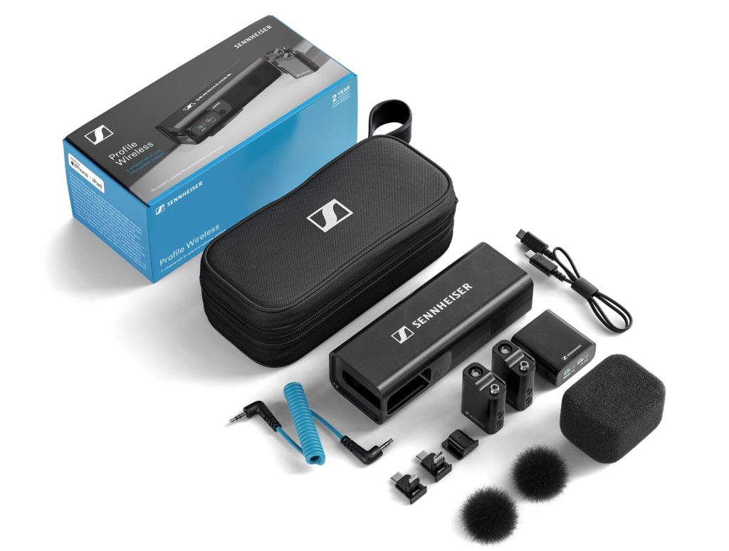 ゼンハイザー、2チャンネル2.4 GHzのクリエイター向けワイヤレスマイク