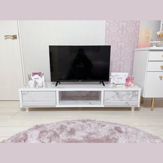 大理石調テレビ台 ローボード [幅140] | 【公式】LOWYA(ロウヤ) 家具