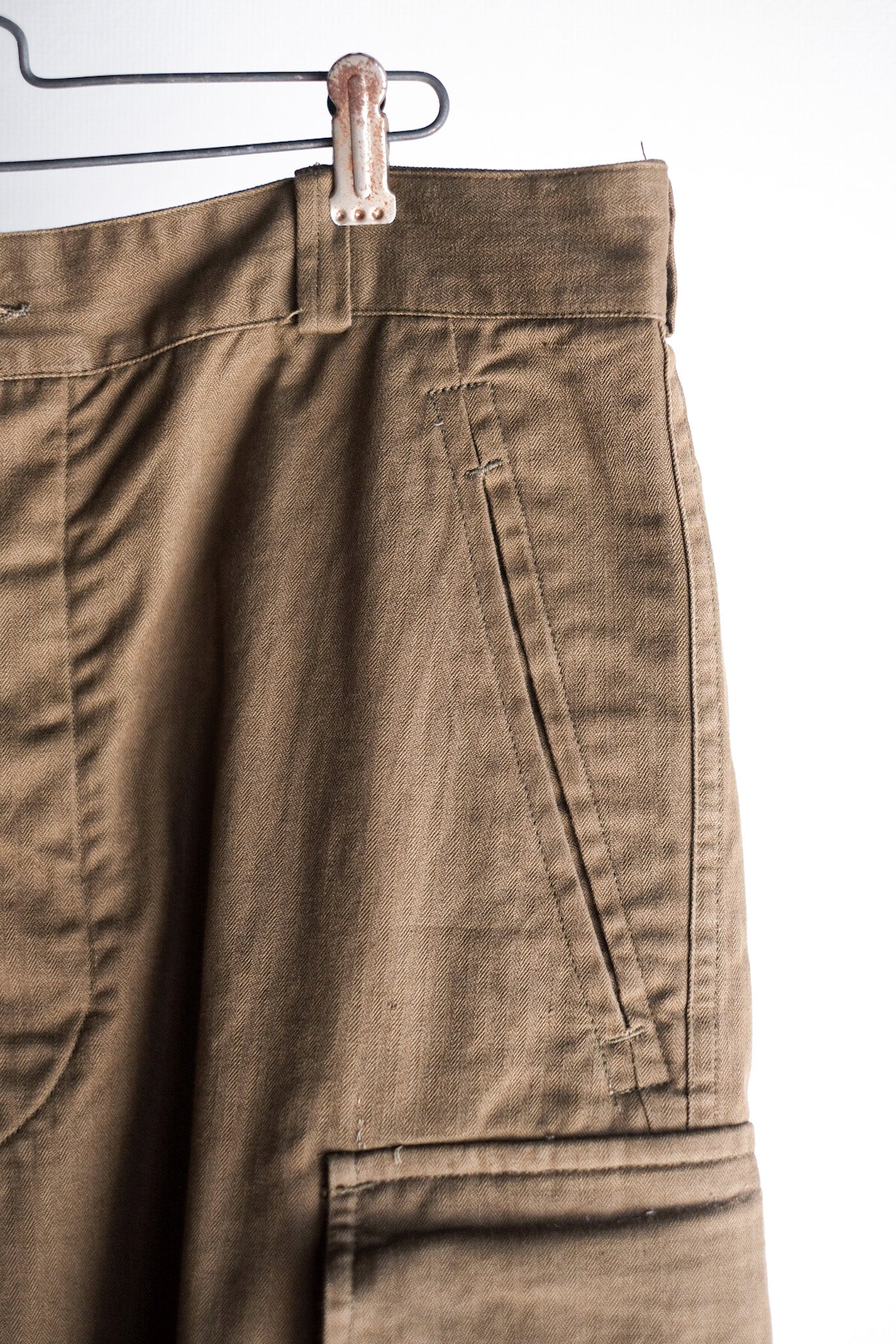 60's] French Army M47 Field Trousers Size.13 