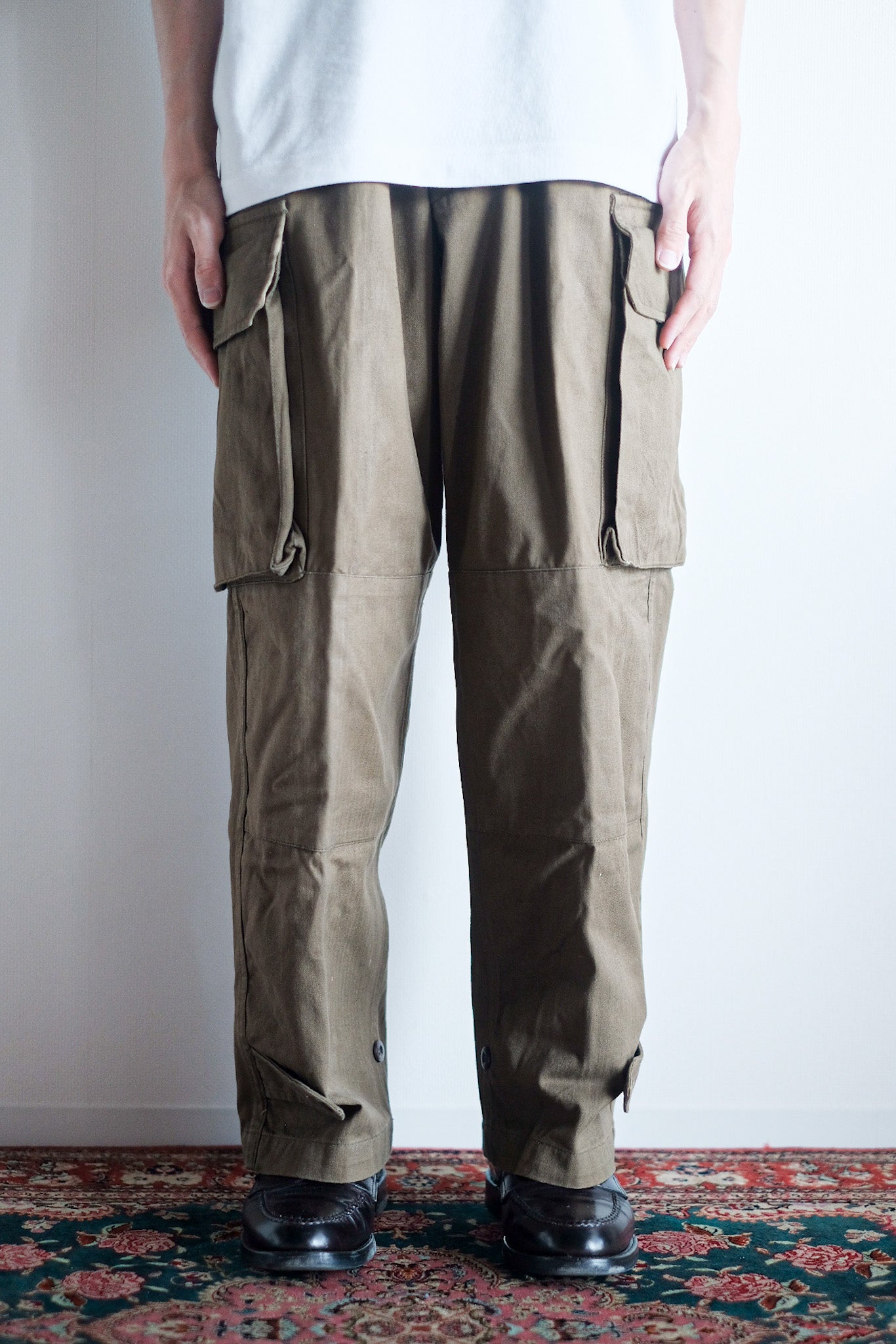 60's] French Army M47 Field Trousers Size.13 