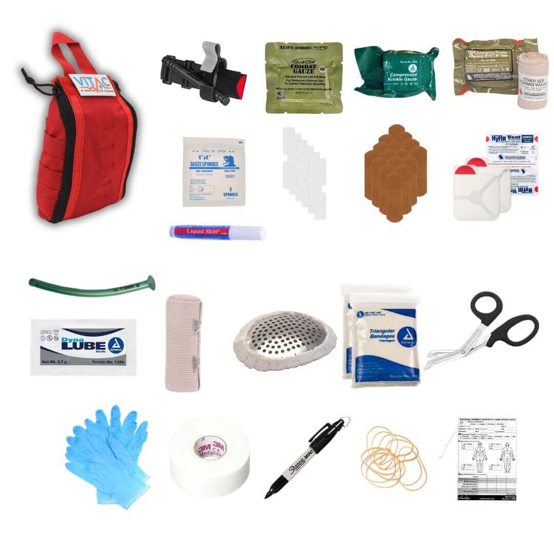 Tactical Individual First Aid Kit | Fully Stocked IFAK – ViTAC