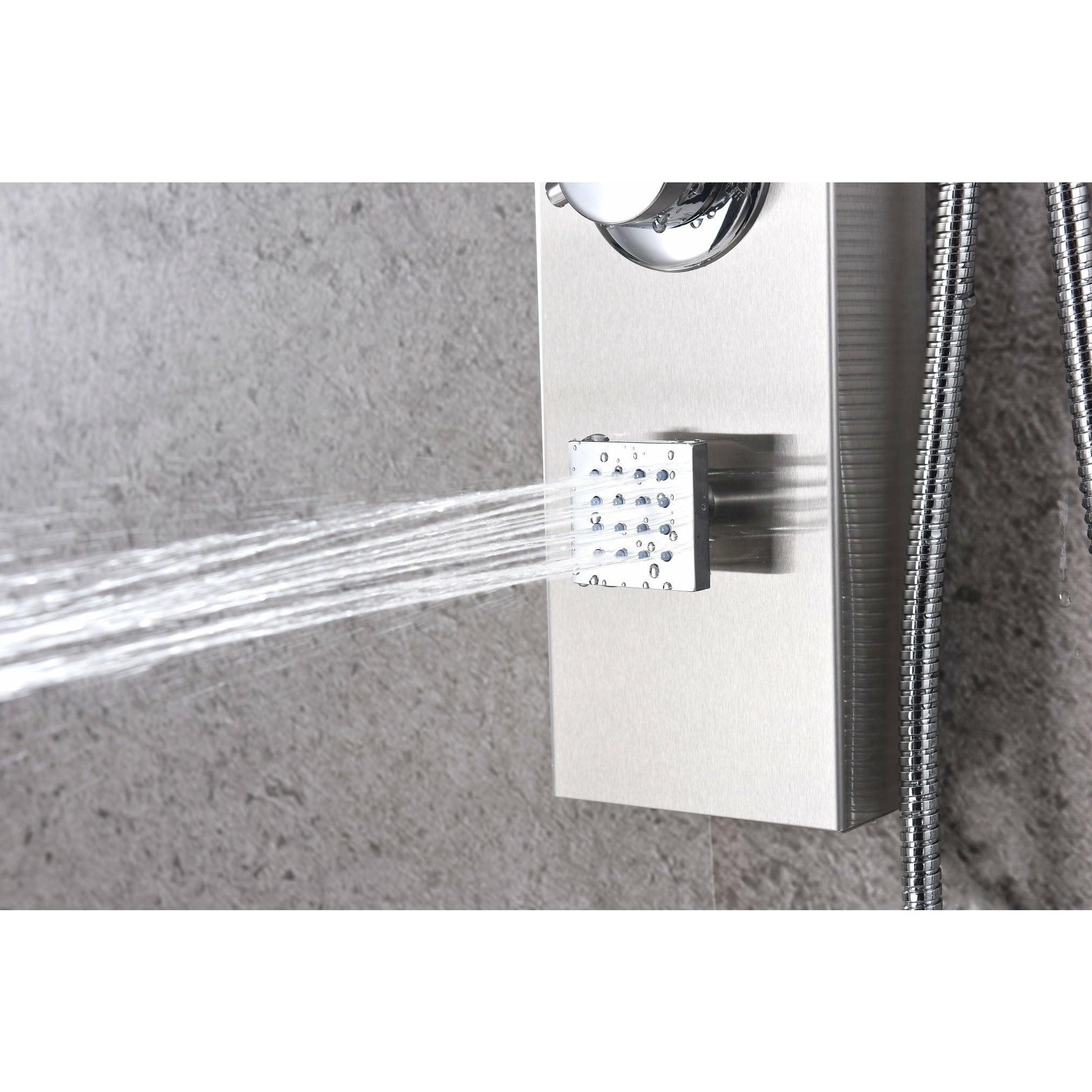 Anzzi Sans 40 in. Full Body Shower Panel with Heavy Rain Shower