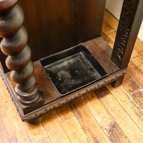 イギリスアンティーク ホールスタンド 玄関用家具 オーク材 v_59247