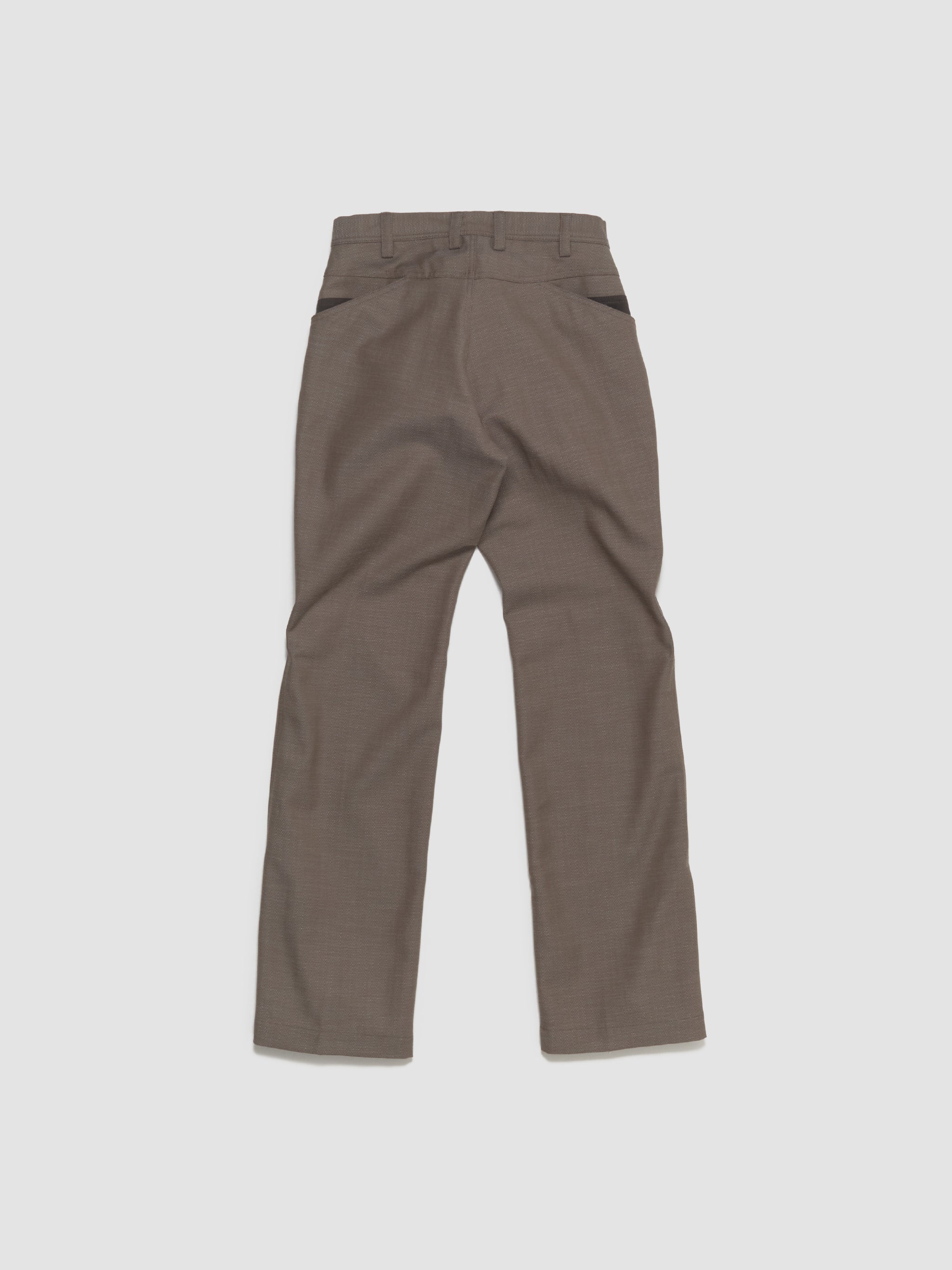 KIKO KOSTADINOV - Inex Snap Trousers in Brown Oak & Java Brown