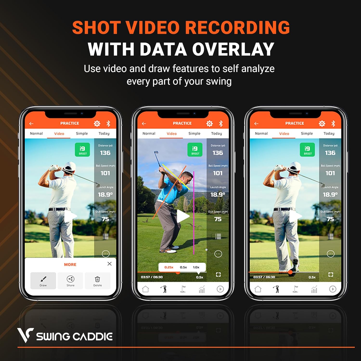 Swing Caddie SC300i Portable Golf Launch Monitor – Voice Caddie