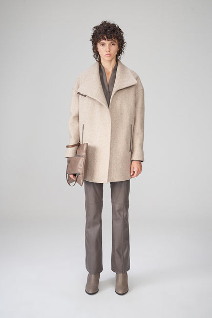 V S P - Liyah - Latte Wool Coat