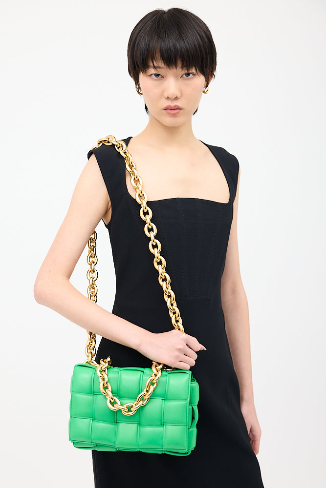 Bottega Veneta // Padded Leather Chain Cassette Bag – VSP Consignment