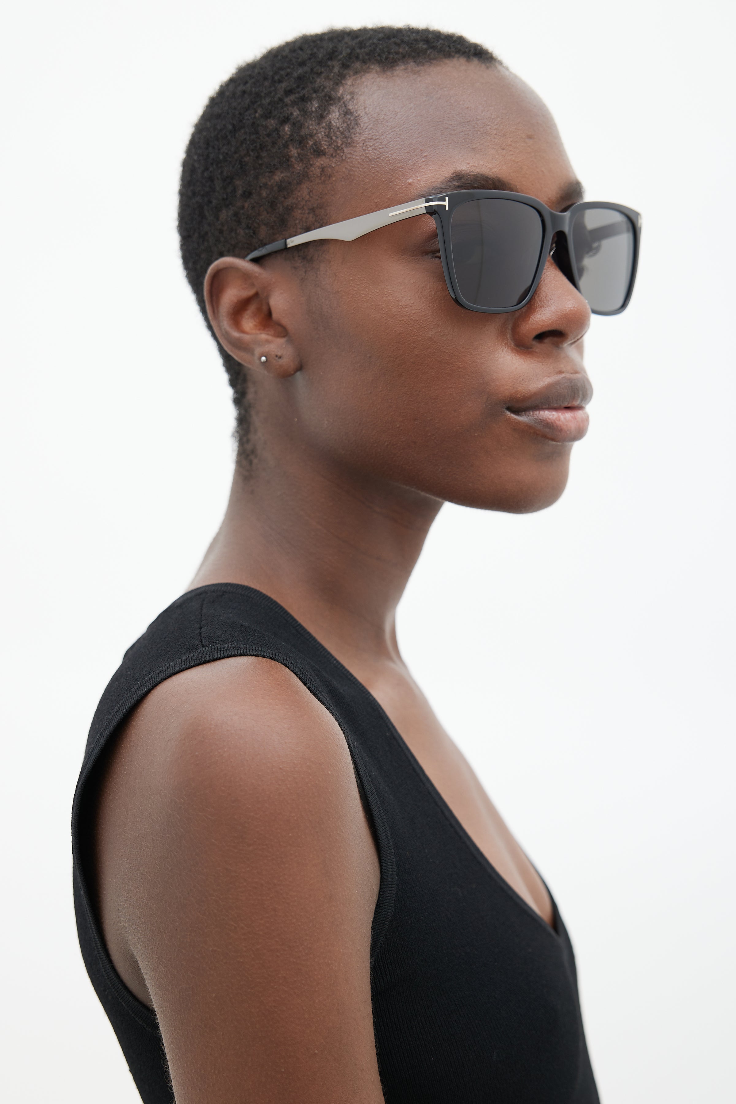 Tom Ford // Black Garrett TF862-F Square Sunglasses – VSP Consignment