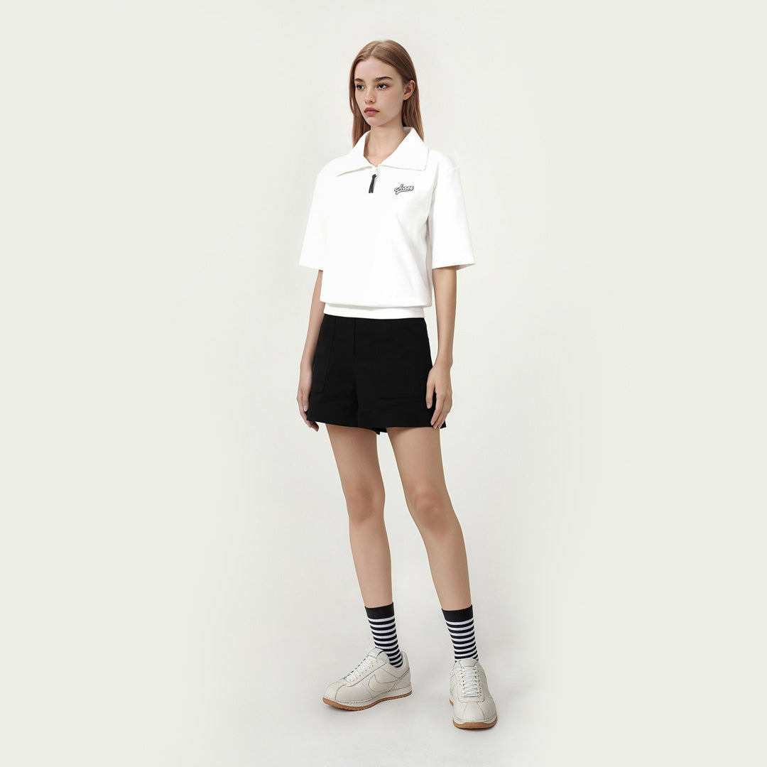 WAAC X JONES】WOMEN ベイカーショートパンツ ブラック