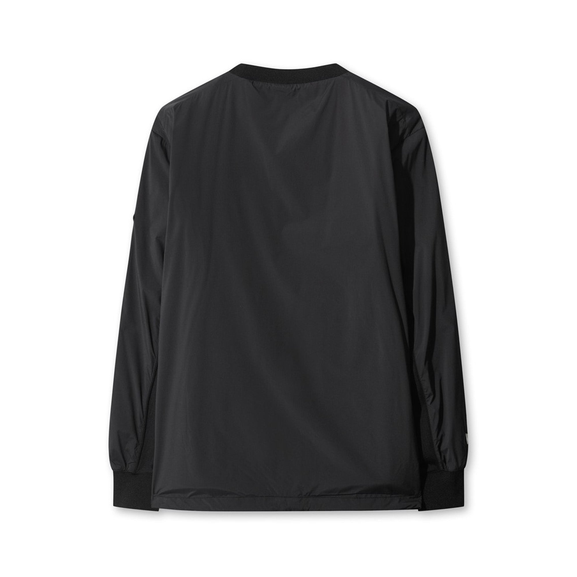WAAC X JONES】MEN ロゴウィンドブレーカープルオーバー ブラック