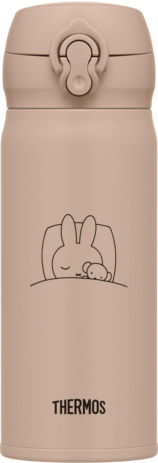 Thermos Water Bottle Vacuum Insulated Mobile Mug 400ml Miffy Milk