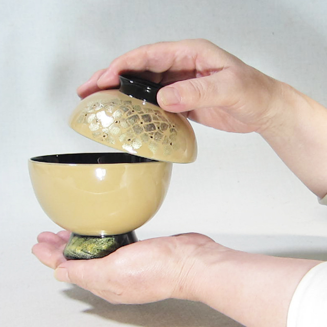 輪島塗漆器の工房直販 輪島塗太郎 / 輪島市 塗太郎 / 輪島塗 蓋つき