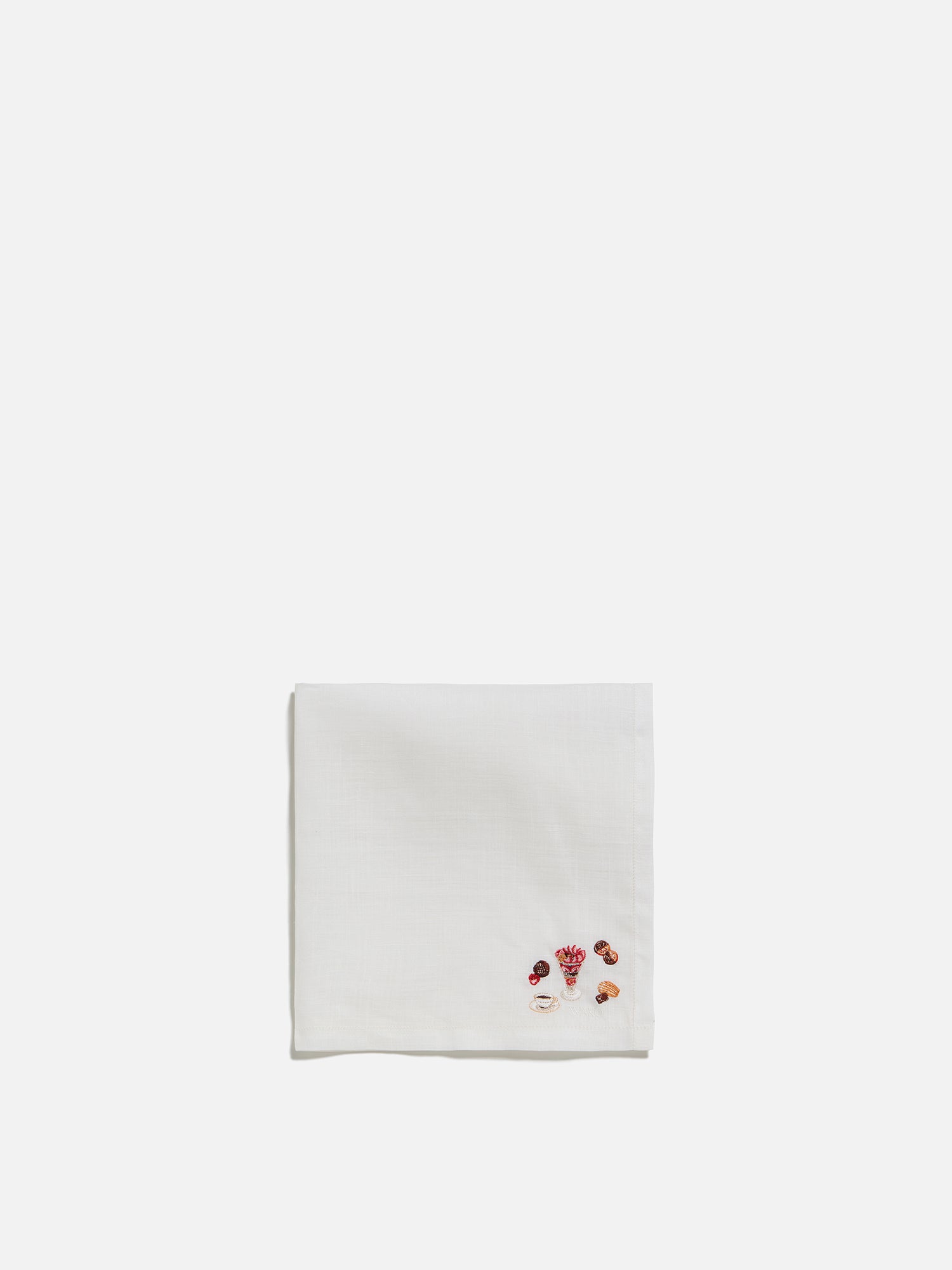ハンカチ ホワイト |刺繍・レース | WAKO公式オンラインブティック