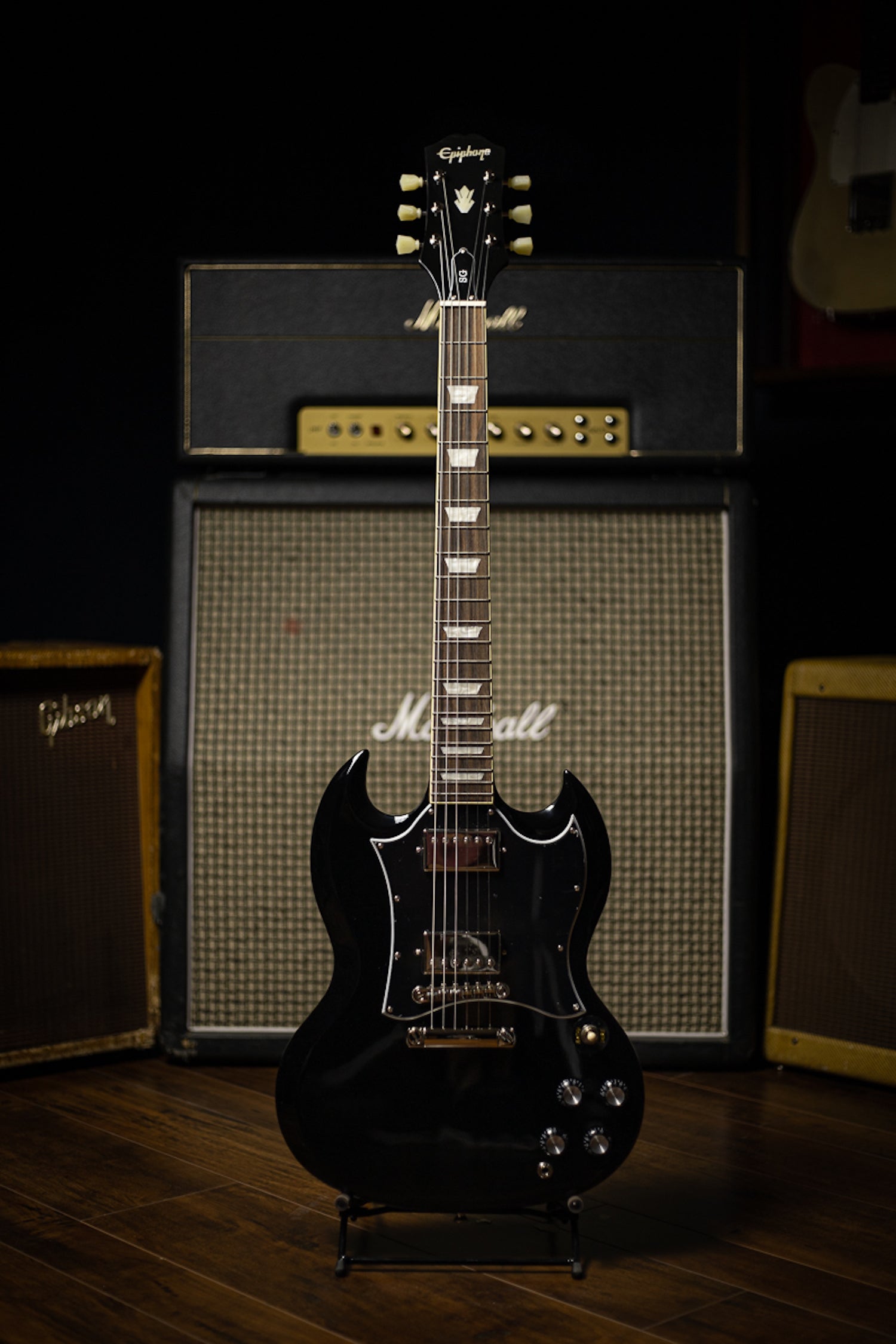 Epiphone SG Standard Electric Guitar - Ebony – Walt Grace Vintage