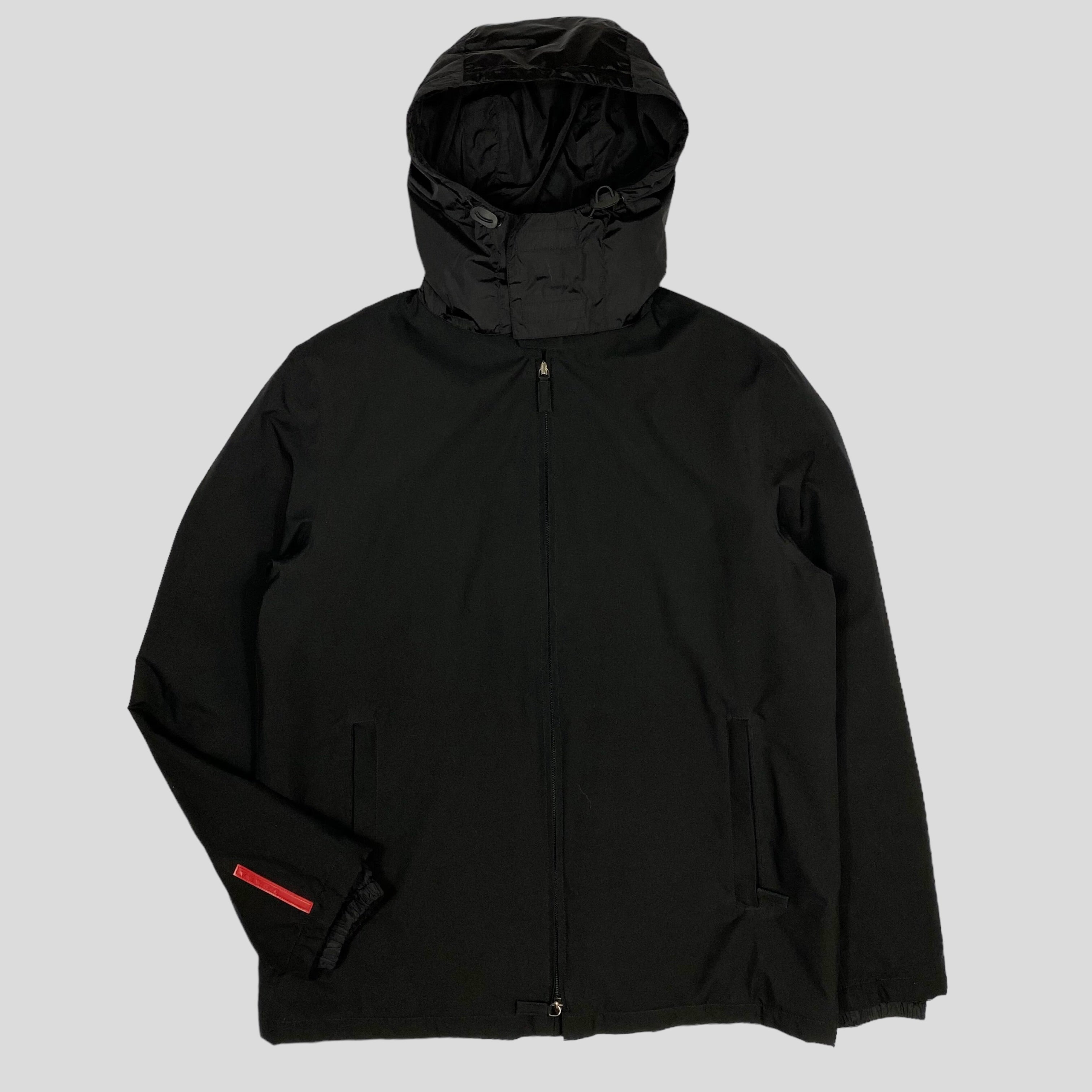 Prada Sport AW01 Insulated Goretex Jacket with Nylon Pocket Hood