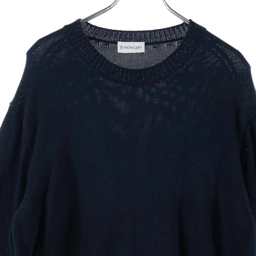MONCLER(モンクレール) タグニット ネイビー 綿 S K10919C00007 レディース