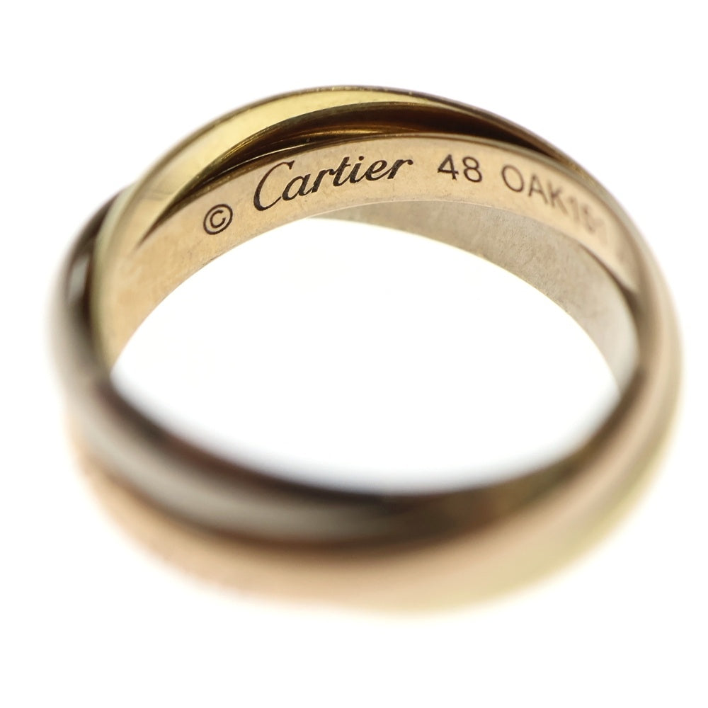 Cartier(カルティエ) トリニティ リング YG×PG×WG 750 #48 指輪