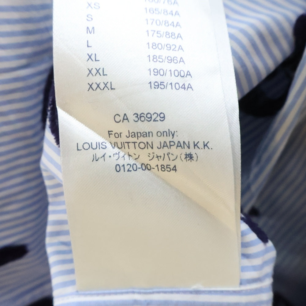 LOUIS VUITTON(ルイヴィトン) 21SS モノグラム総柄ストライプ長袖