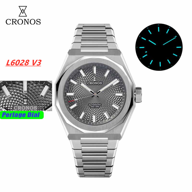 Cronos Men Watches - L6028M PT5000 Automatic Watch - Watchdives