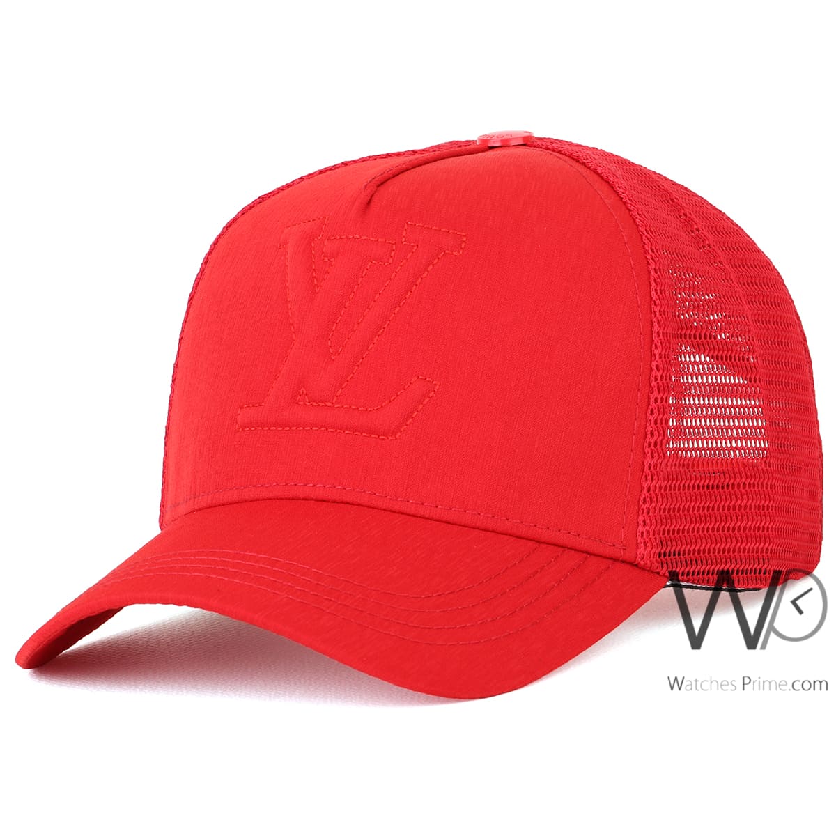 Red Louis Vuitton LV Trucker Cap | Watches Prime