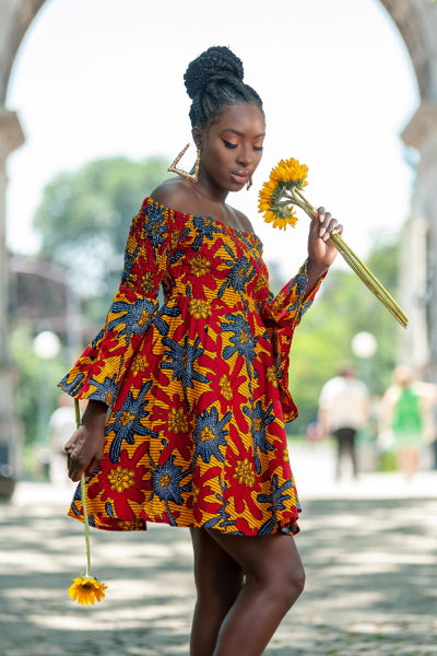 Nobody Like Me African Smock Dress – Wax & Wonder | An African