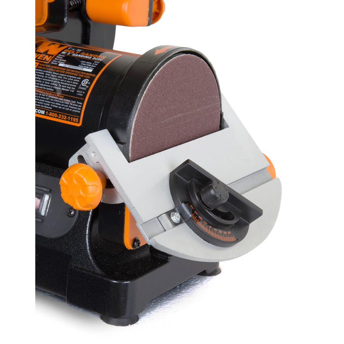 WEN 6515T 1 x 30-Inch Belt Sander with 5-Inch Sanding Disc — WEN