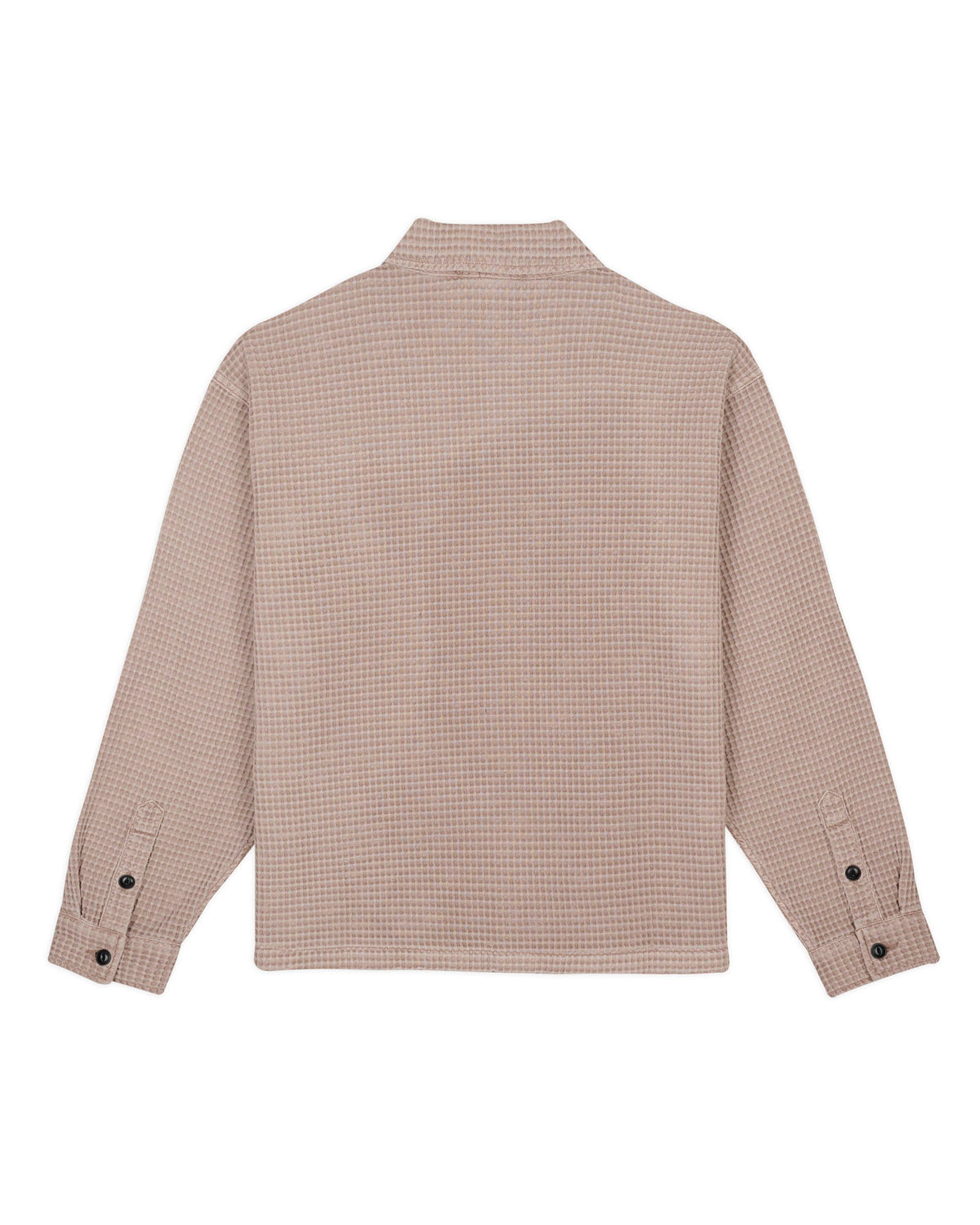 Waffle Button Front Shirt - Sand – Brain Dead