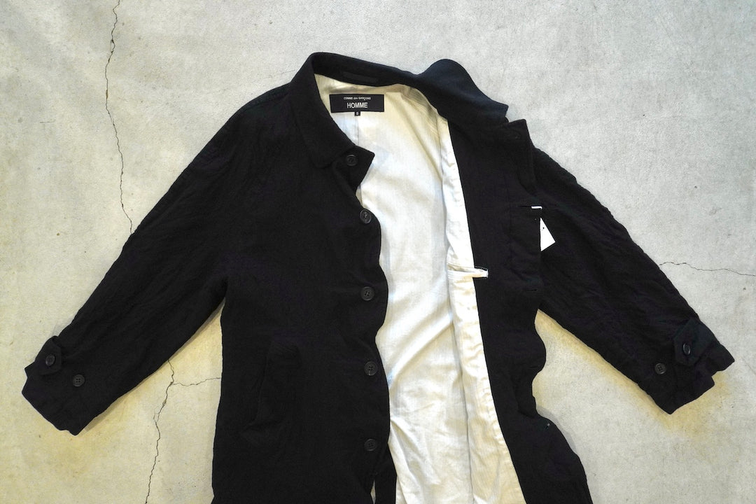 COMME des GARCONS HOMME / ウールサージ 製品縮絨 コート – web-inter