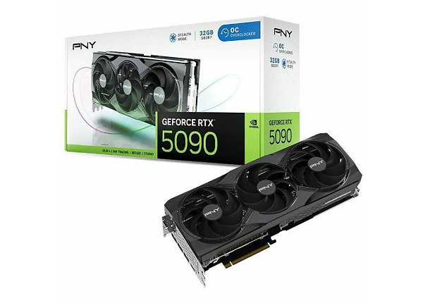 PNY NVIDIA GeForce RTX 5090 Graphic Card - 32 GB GDDR7 - Full