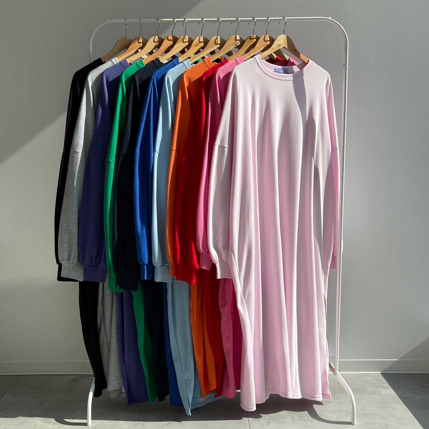 super loose light sweatee one piece / baby pink [3size] | wee9s