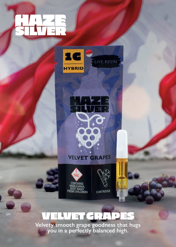 Haze Silver Velvet Grapes - LOVA Canna Co | Weedmaps