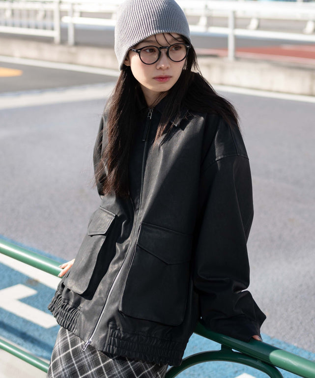 合皮ダブルZIPフライトジャケット｜WEGO（ウィゴー） – WEGO ONLINE STORE