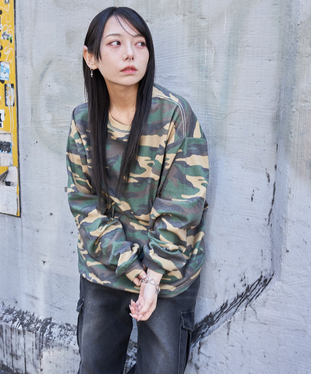 ワッフルパターンT（LS）【一部店舗限定】｜WEGO（ウィゴー） – WEGO