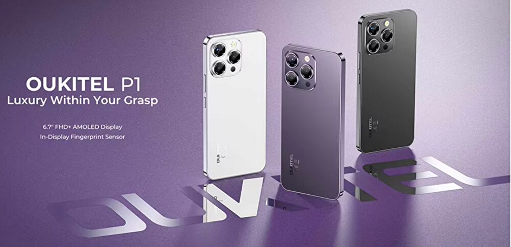 OUKITEL P1、iPhone ライクなデザイン、Helio G99 / AMOLEDを搭載の