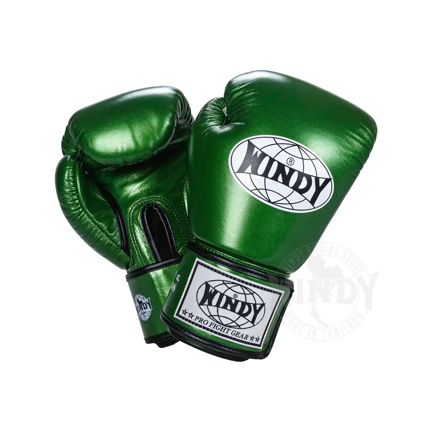 Windy Boxing Gloves Metallic Green | Original from Thailand