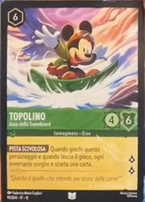 Mickey Mouse - Snowboard Ace - Mushu Report (Lorcana Wiki)