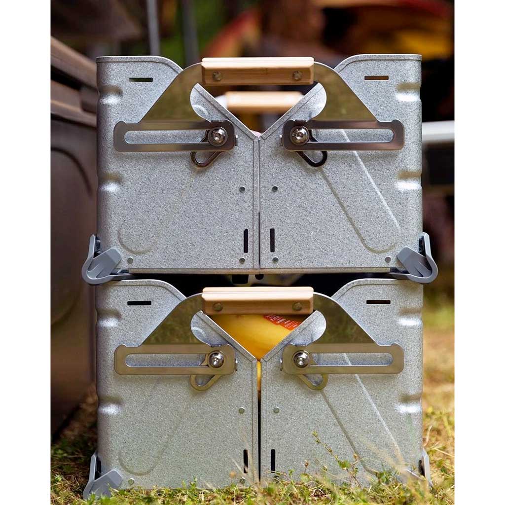 Snow Peak | Stacking Shelf Container 50 | Storage Box | WildBounds