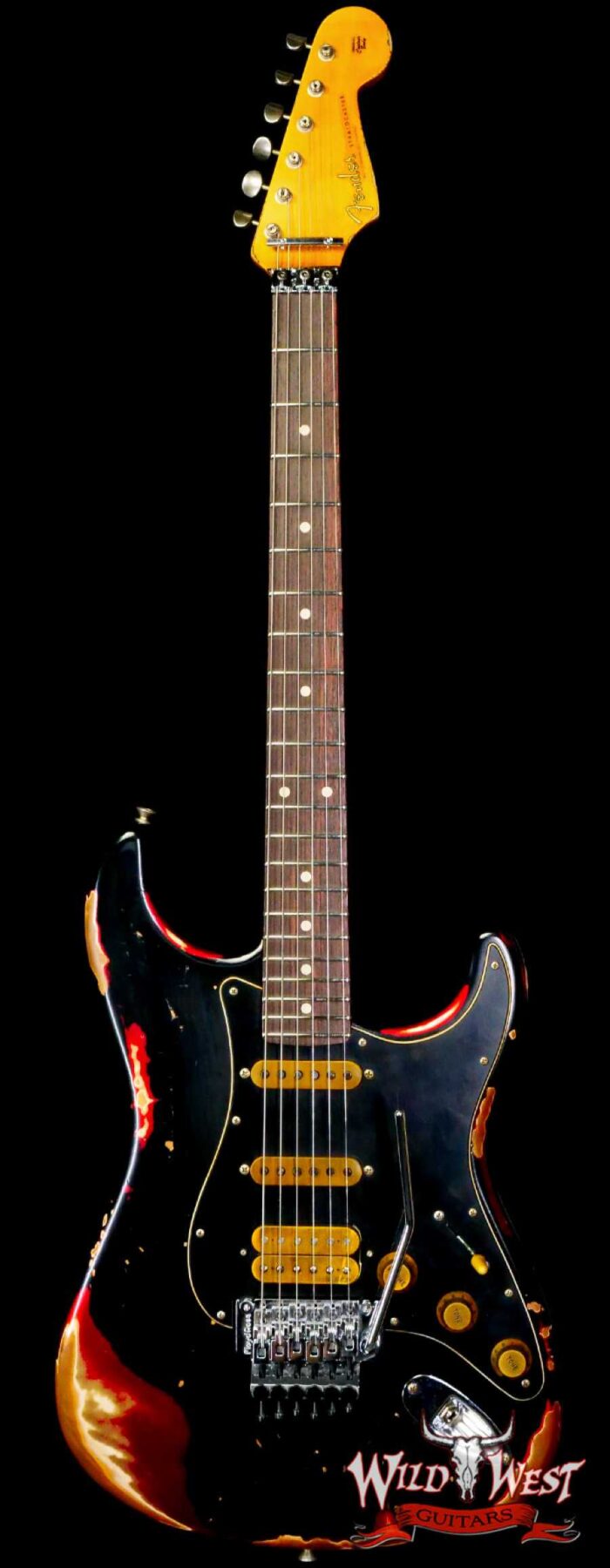 Fender Custom Shop Wild West Black Lightning Stratocaster HSS