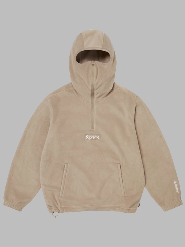 Supreme Polartec Facemask Half Zip Hooded Sweatshirt