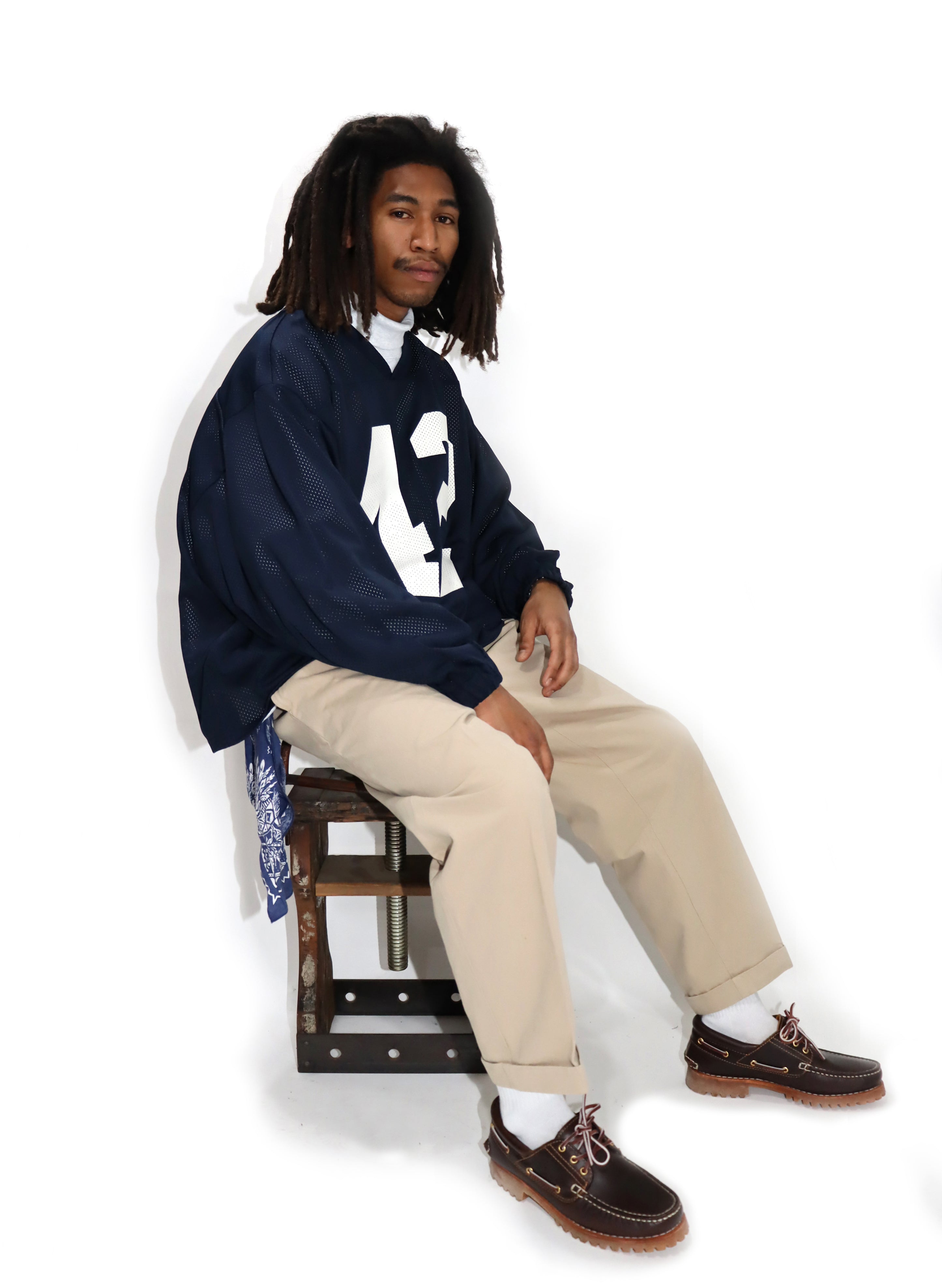 WOODBLOCK 2TUCK CHINO TROUSERS (WB-CL-001)