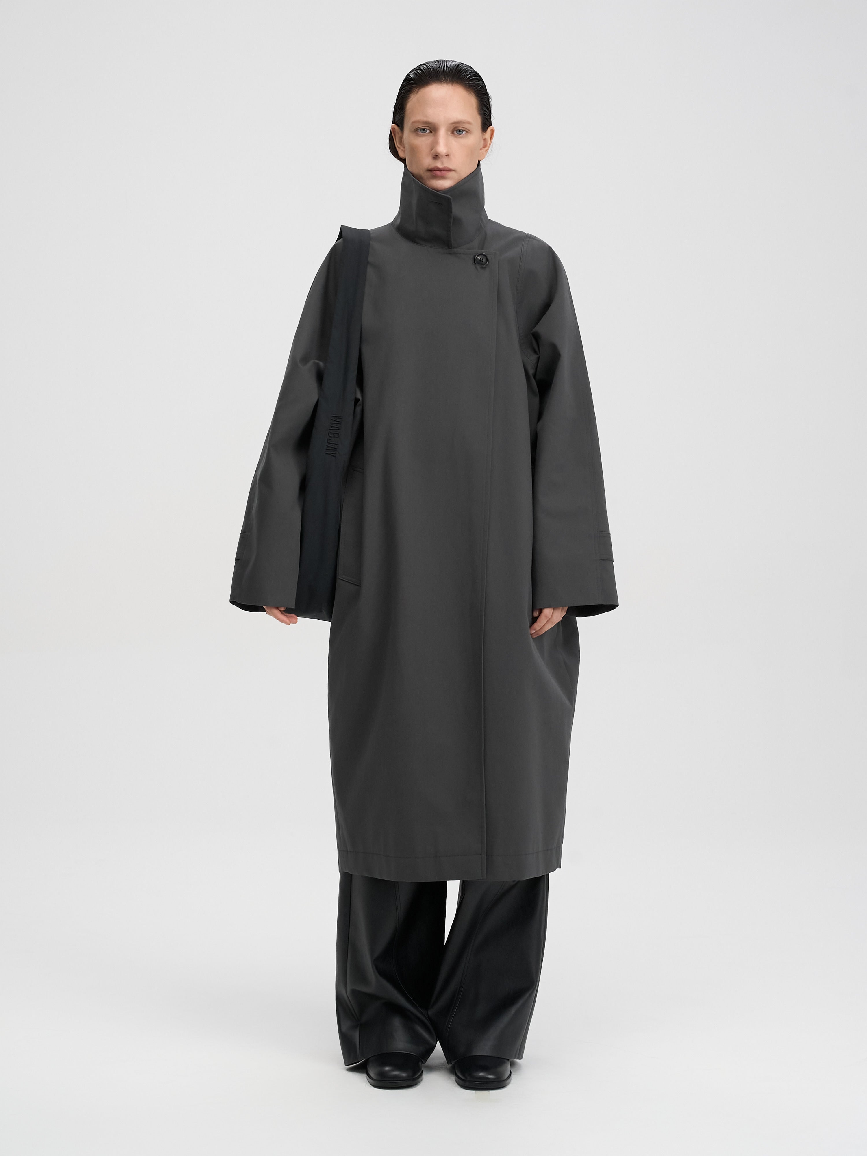 MAGJAY（マグジェイ）High-neck Cocoon trench coat 公式通販Woostore