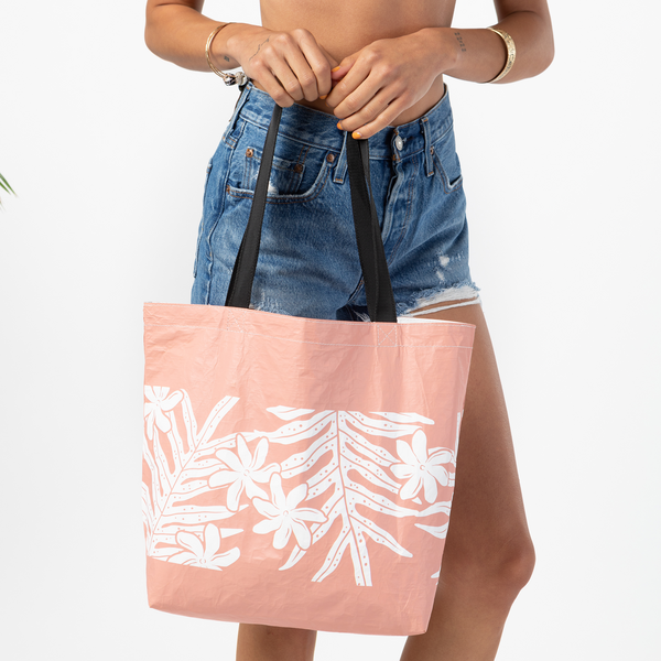 ALOHA COLLECTION REVERSIBLE TOTE / LAUA'E / RUST – Work It Out