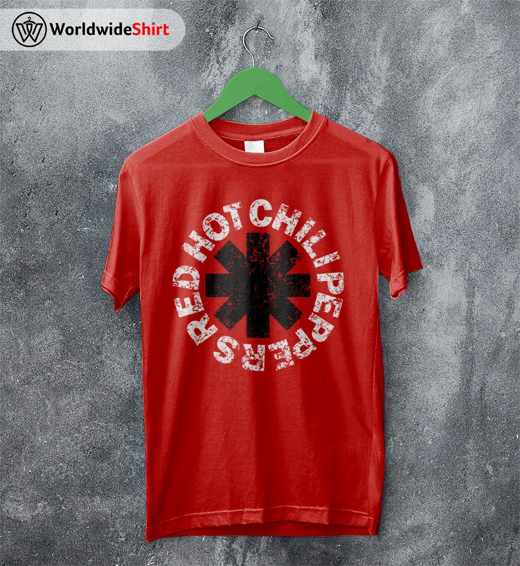 Red Hot Chili Peppers Shirt RHCP Shirt Logo Red Hot Chili Peppers