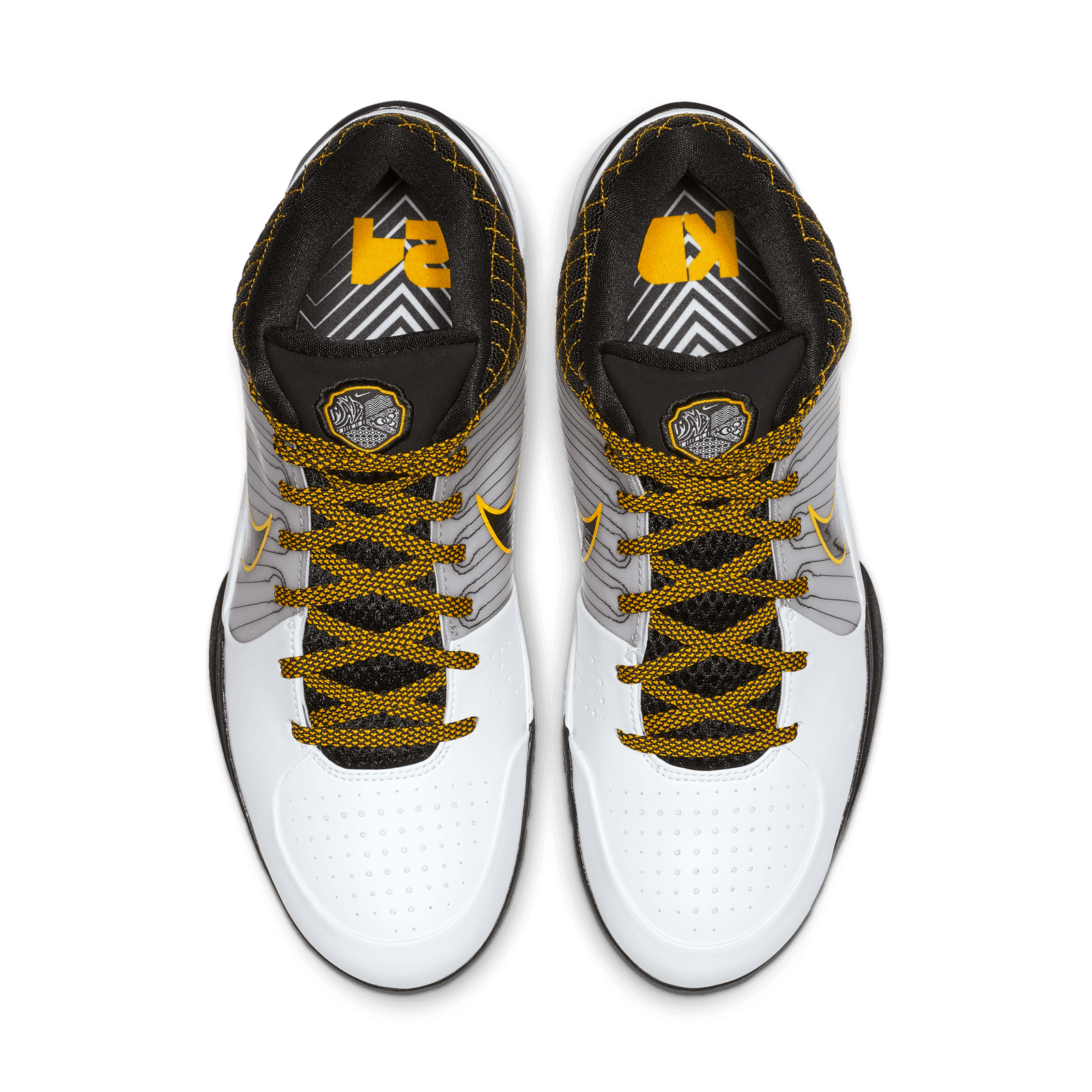 Nike Kobe 4 Protro White Black Del Sol - AV6339-101